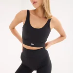 Bia Studios Essentials Support Sports Bra in Black – women's activewear Dubai
