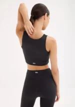 Bia Studios Essentials High Neck Sports Bra in Black – minimalist women's activewear