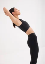 Bia Studios Essentials High Neck Sports Bra in Black – minimalist women's activewear