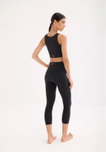 Bia Studios Essentials High Neck Sports Bra in Black – minimalist women's activewear